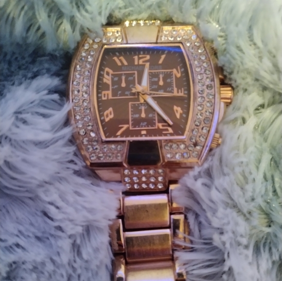 Michael Kors rose gold and rhinestones women\'s wrist watch main image 5